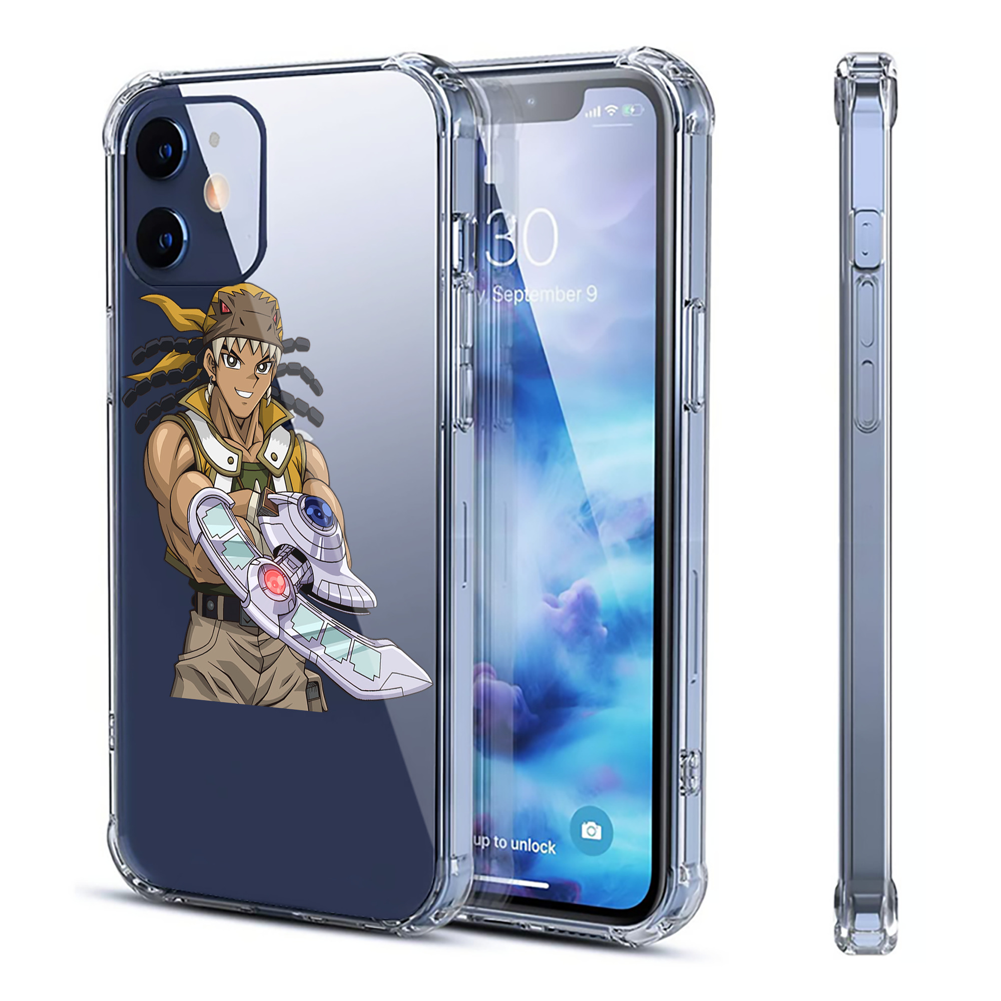 （画像用） 遊☆戯☆王 Yu-Gi-Oh! 【iPhone 12シリーズ対応】透明スマホケース（クリアソフトケース）